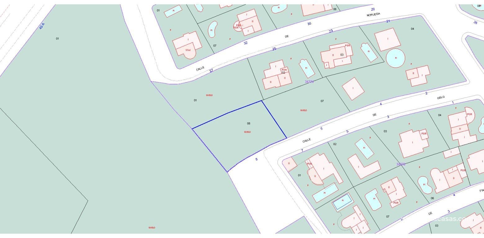Tomt till salu i San Miguel de Salinas - 55 600 € (Ref: 9413116)
