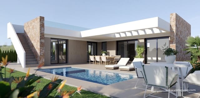 3 makuuhuone Huvila myytävänä paikassa Hacienda del Alamo, Fuente Alamo de Murcia - 344 900 € (Ref: 9420046)