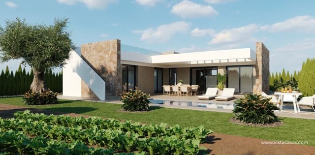 3 makuuhuone Huvila myytävänä paikassa Hacienda del Alamo, Fuente Alamo de Murcia - 344 900 € (Ref: 9420046)