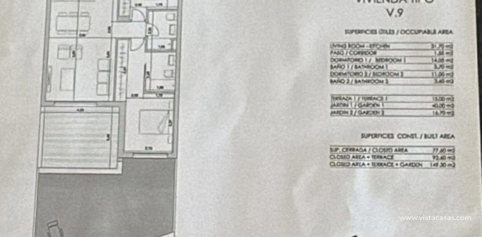 2 makuuhuone Huoneisto myytävänä paikassa Pilar de la Horadada - 299 950 € (Ref: 9650652)