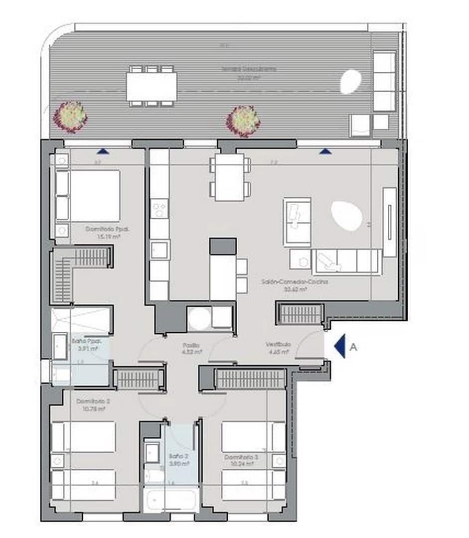 3 soveværelse Lejlighed til salg i Estepona med swimmingpool - € 397.000 (Ref: 7538726)