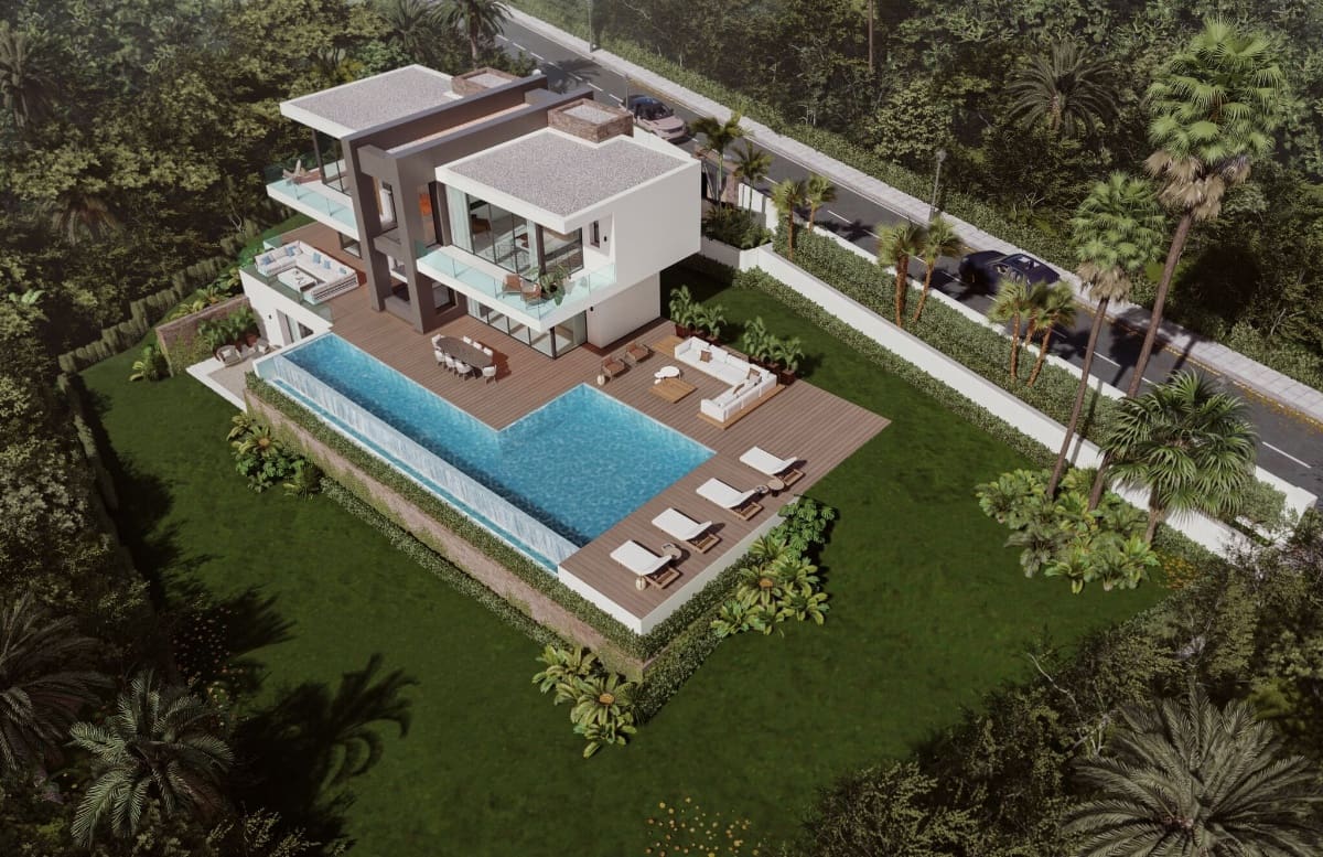 4 sypialnia Willa na sprzedaż w Manilva z basenem - 1 000 000 € (Ref: 7543814)