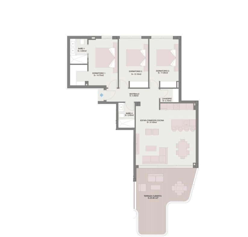 2 Zimmer Apartment zu verkaufen in Estepona mit Pool - 391.000 € (Ref: 7941071)