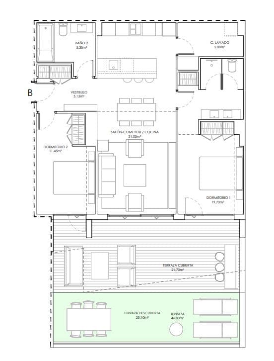 2 soveværelse Lejlighed til salg i Manilva - € 250.000 (Ref: 7941072)