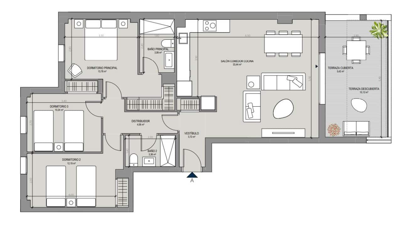 3 camera da letto Appartamento in vendita in Manilva con piscina - 274.000 € (Rif: 7941079)