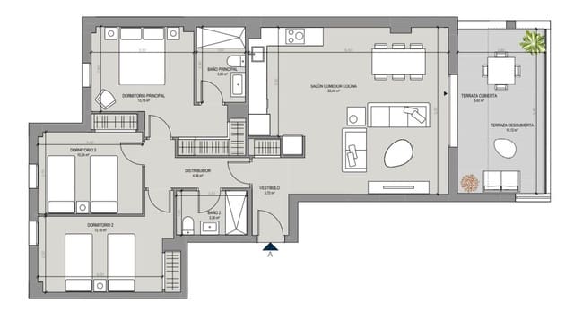 3 camera da letto Appartamento in vendita in Manilva Pueblo, Manilva con piscina - 274.000 € (Rif: 7941079)