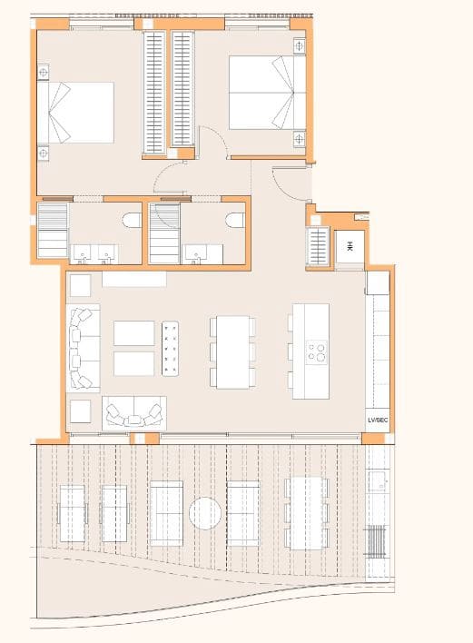 2 Zimmer Apartment zu verkaufen in Mijas mit Pool - 578.000 € (Ref: 7941083)