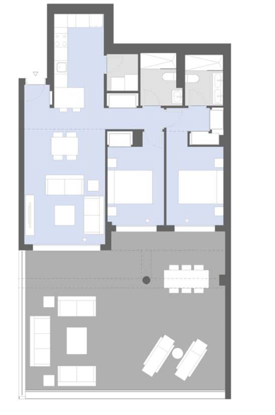 2 bedroom Apartment for sale in Marbella with pool - € 360,000 (Ref: 7950555)