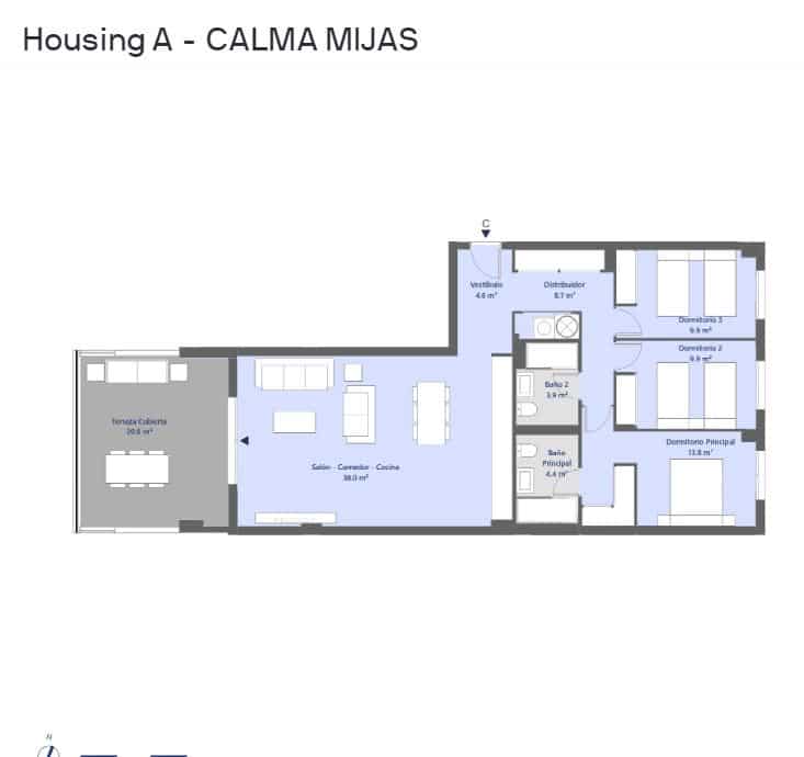 2 bedroom Apartment for sale in Mijas with pool - € 478,000 (Ref: 8102305)