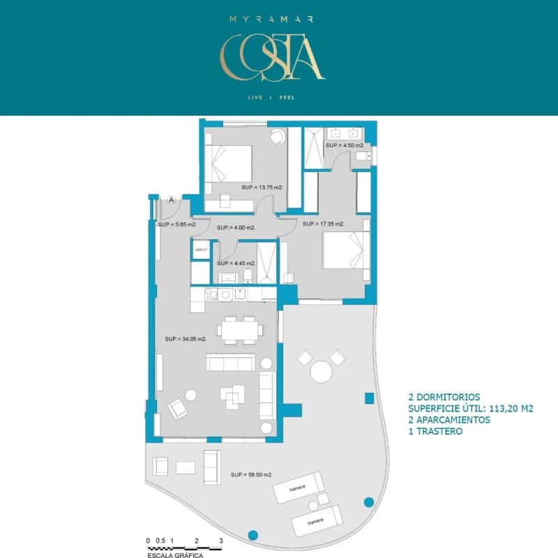 2 quarto Apartamento para venda em Mijas com piscina - 360 000 € (Ref: 8102306)