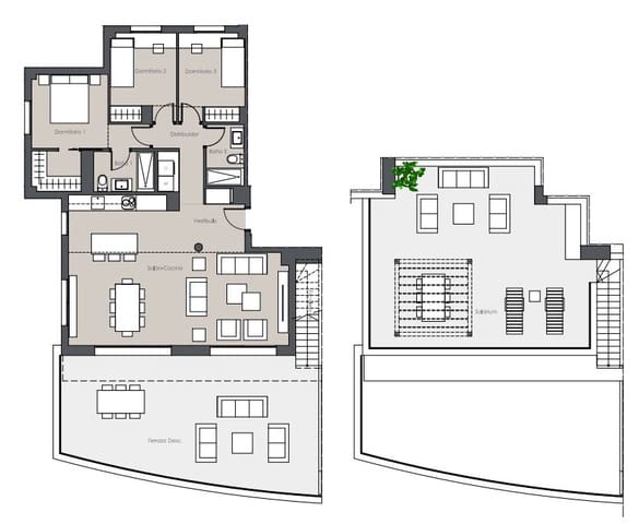 3 bedroom Apartment for sale in Estepona with pool - € 575,000 (Ref: 8102329)