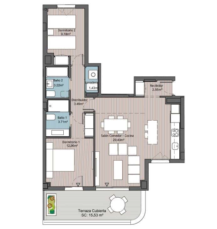 2 bedroom Apartment for sale in Estepona with pool - € 269,000 (Ref: 8102335)