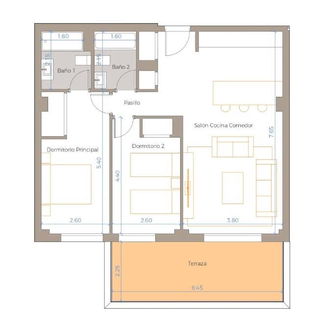 3 quarto Apartamento para venda em Mijas com piscina - 460 800 € (Ref: 8118886)