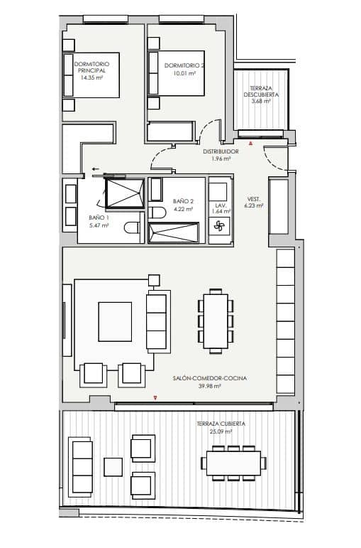 3 makuuhuone Huoneisto myytävänä paikassa Estepona mukana uima-altaan - 895 000 € (Ref: 8137848)