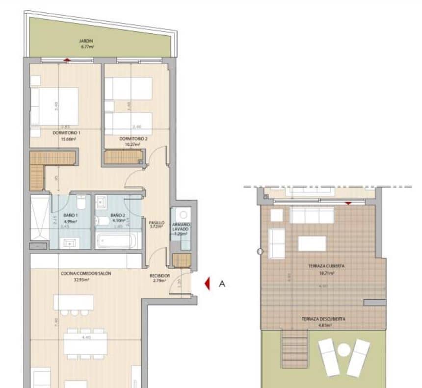 2 bedroom Apartment for sale in Mijas with pool - € 333,900 (Ref: 8153847)