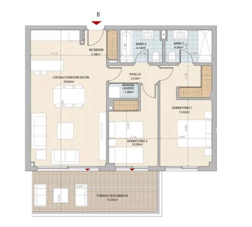 2 bedroom Apartment for sale in Mijas with pool - € 311,600 (Ref: 8153848)