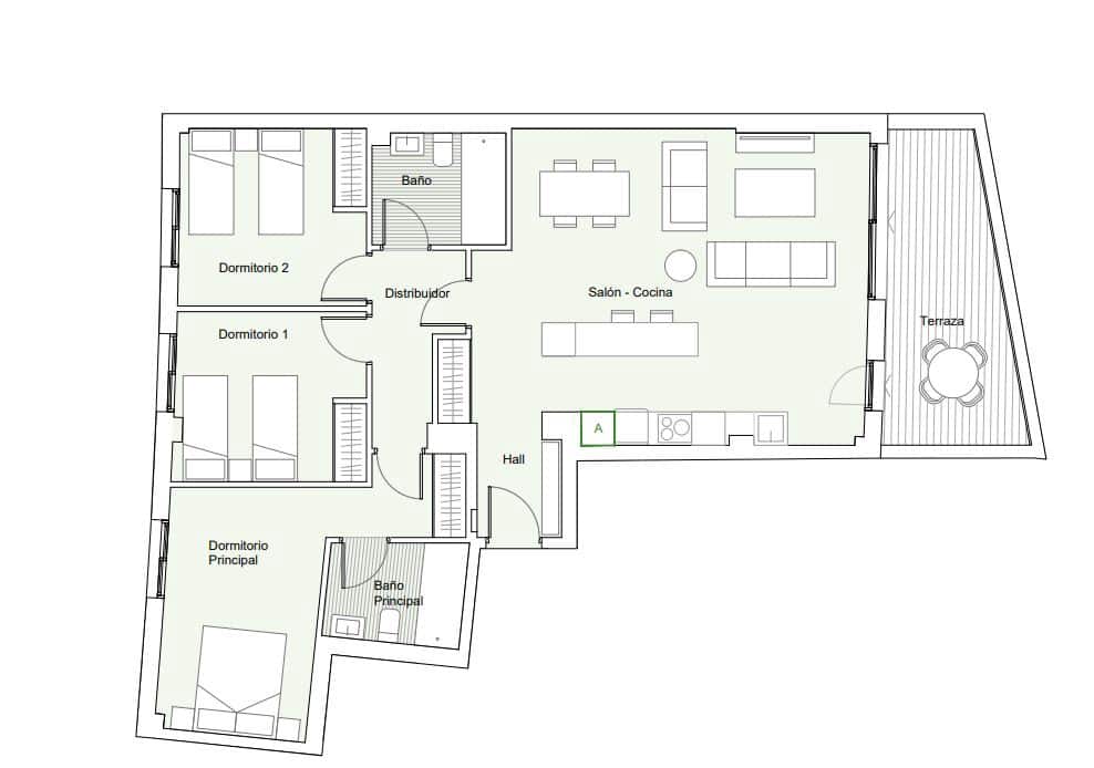 3 bedroom Apartment for sale in Estepona with pool - € 470,000 (Ref: 8153860)