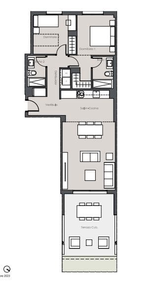 2 bedroom Apartment for sale in Estepona with pool - € 320,000 (Ref: 8153865)