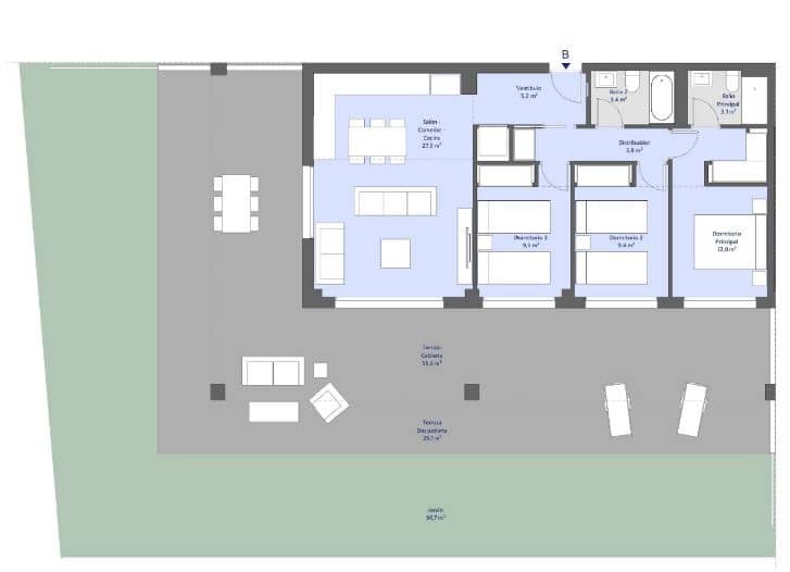 3 sypialnia Apartament na sprzedaż w Cancelada z basenem - 437 200 € (Ref: 8212188)
