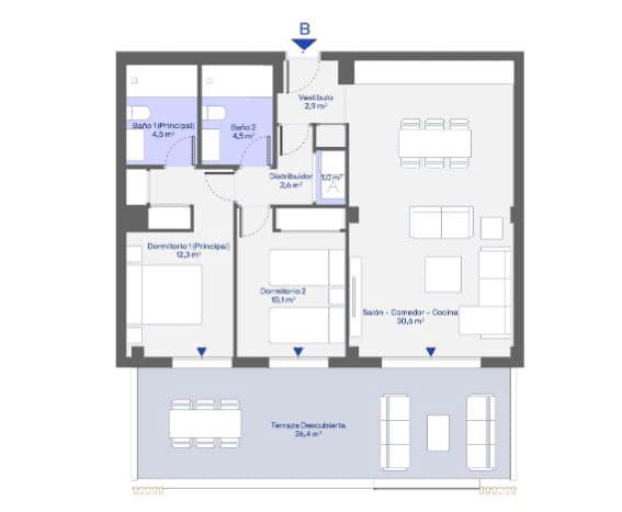2 slaapkamer Appartement te koop in Casares met zwembad - € 289.000 (Ref: 8217998)