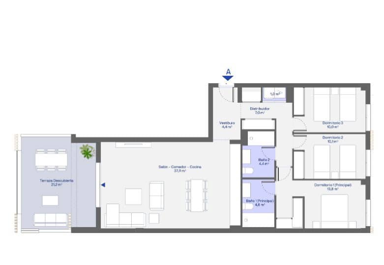 2 slaapkamer Appartement te koop in Casares met zwembad - € 289.000 (Ref: 8217998)