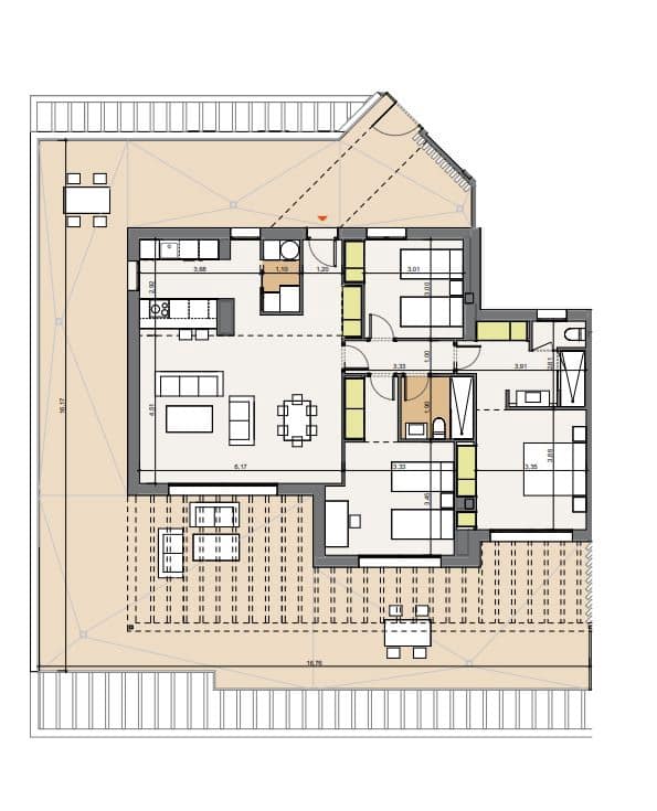 3 sypialnia Apartament na sprzedaż w La Alcaidesa z basenem - 338 000 € (Ref: 8243787)