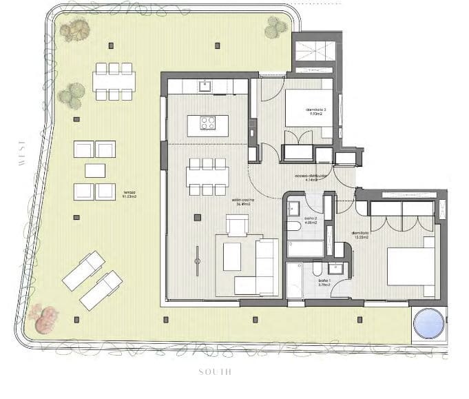 1 soveværelse Lejlighed til salg i Estepona med swimmingpool - € 265.000 (Ref: 8249323)