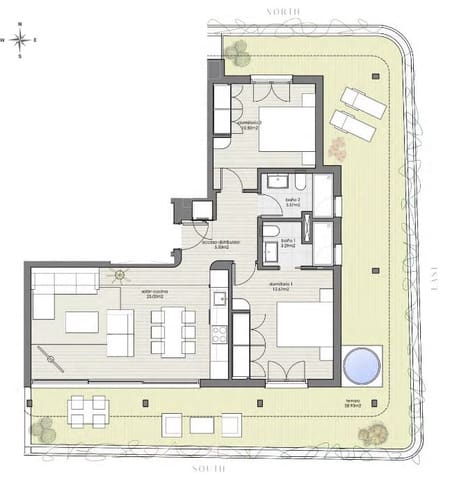 2 bedroom Apartment for sale in Estepona with pool - € 850,000 (Ref: 8249326)