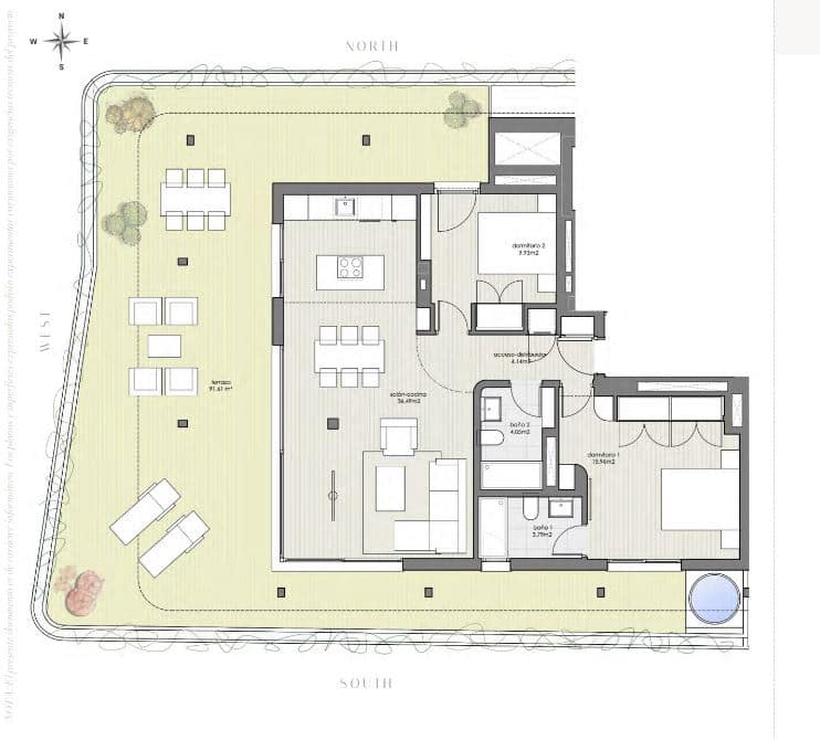 Apartamento de 2 habitaciones en Estepona en venta con piscina - 425.000 € (Ref: 8249327)