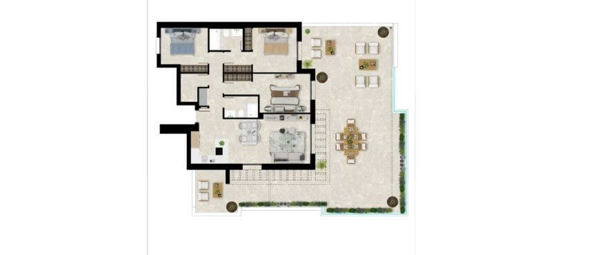 3 slaapkamer Appartement te koop in Casares met zwembad - € 380.000 (Ref: 8285055)