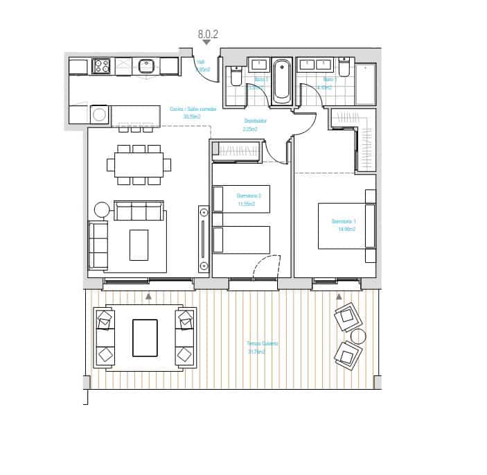 2 slaapkamer Appartement te koop in Casares met zwembad - € 425.000 (Ref: 8293078)