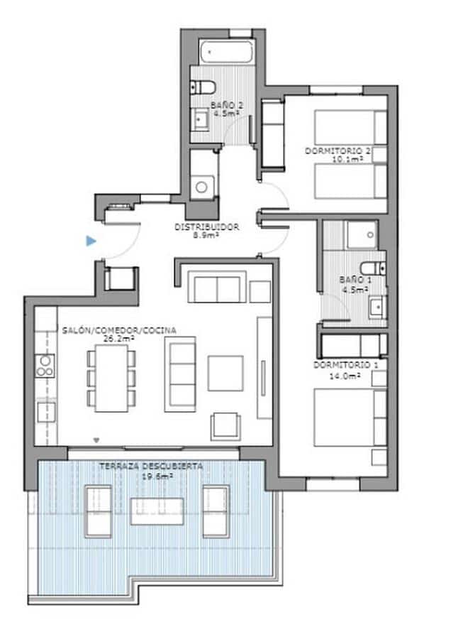 4 soverom Leilighet til salgs i Estepona med svømmebasseng - € 494 500 (Ref: 8329597)