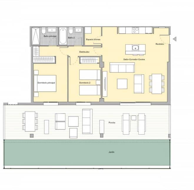 2 bedroom Apartment for sale in Estepona with pool - € 242,000 (Ref: 8342342)