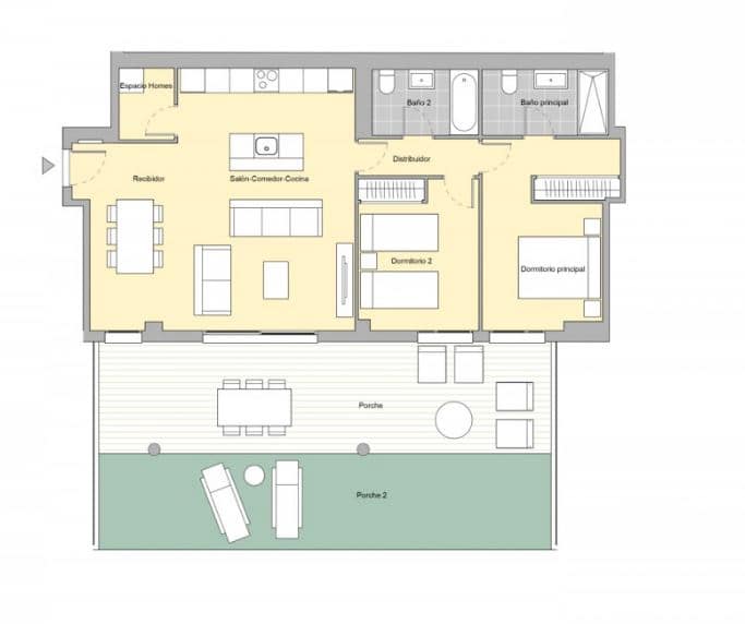 2 bedroom Apartment for sale in Estepona with pool - € 242,000 (Ref: 8342342)
