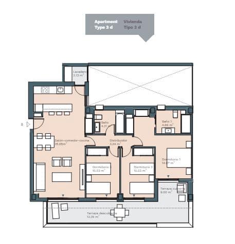 2 soveværelse Lejlighed til salg i Fuengirola med swimmingpool - € 348.000 (Ref: 8383894)