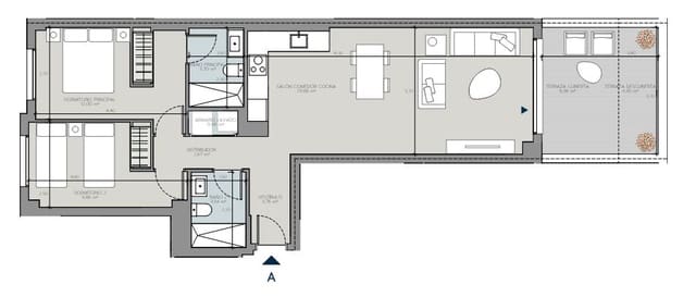 2 Zimmer Apartment zu verkaufen in Mijas pueblo, Mijas mit Pool - 317.000 € (Ref: 8387740)