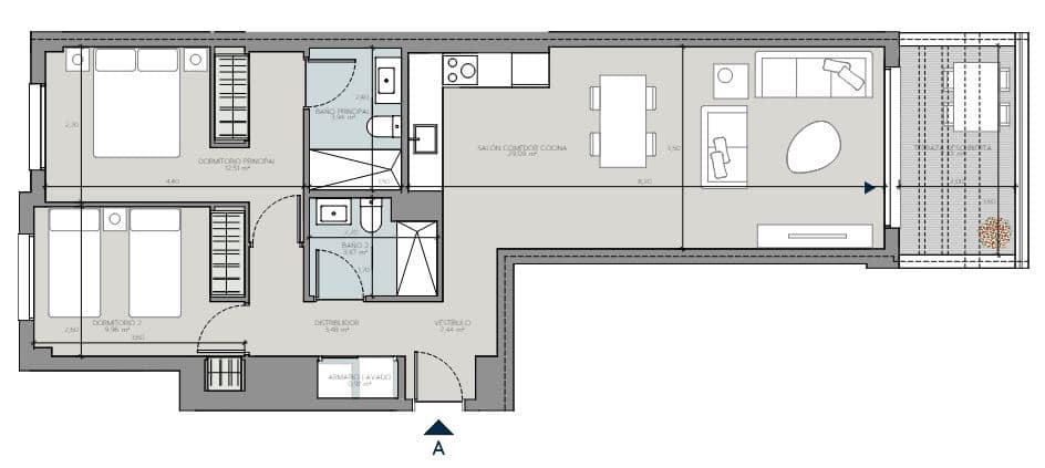 2 Zimmer Apartment zu verkaufen in Mijas mit Pool - 317.000 € (Ref: 8387740)