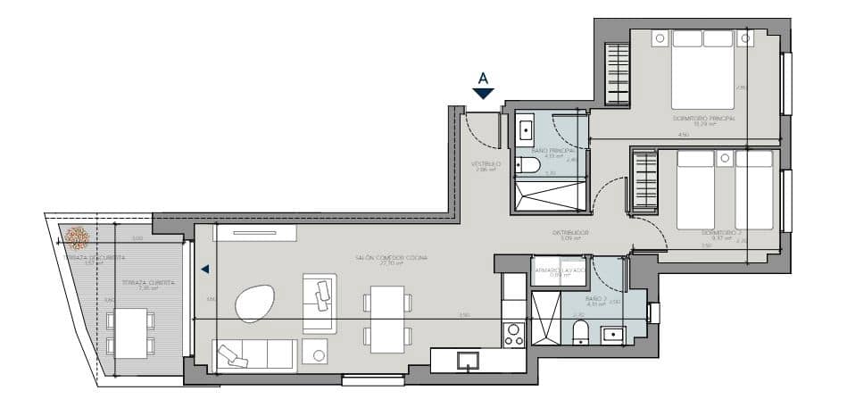 2 Zimmer Apartment zu verkaufen in Mijas mit Pool - 317.000 € (Ref: 8387740)