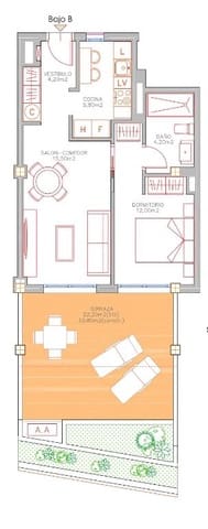 1 quarto Apartamento para venda em Puerto Marina, Benalmádena com piscina - 267 000 € (Ref: 8404041)