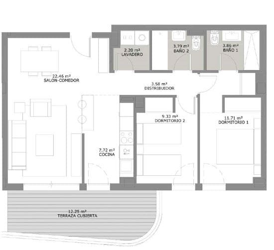2 slaapkamer Appartement te koop in Fuengirola met zwembad - € 299.950 (Ref: 8404193)