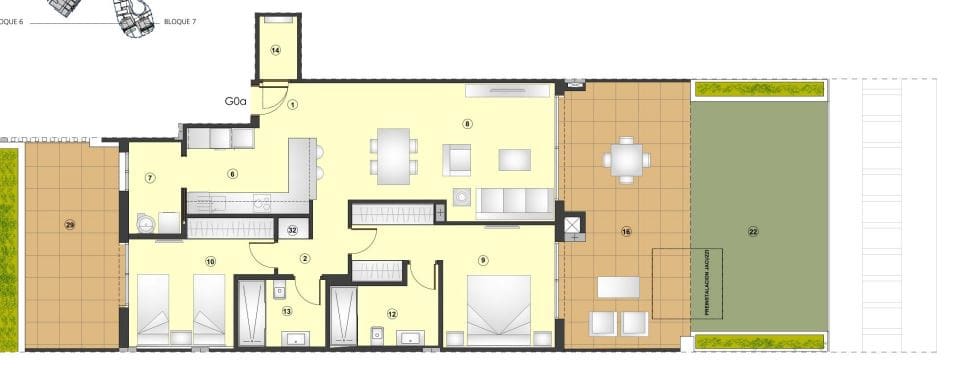 4 soverom Leilighet til salgs i New Golden Mile med svømmebasseng - € 1 057 000 (Ref: 8422610)
