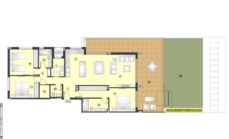 3 bedroom Apartment for sale in New Golden Mile with pool - € 818,000 (Ref: 8422611)