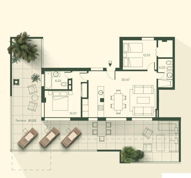 3 bedroom Apartment for sale in Mijas with pool - € 630,000 (Ref: 8465842)
