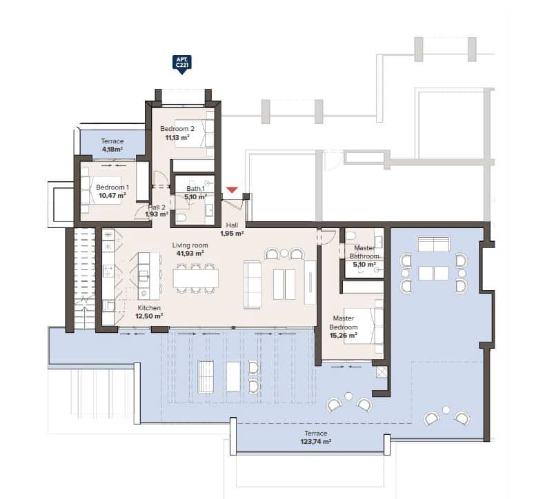 3 makuuhuone Huoneisto myytävänä paikassa Estepona mukana uima-altaan - 680 000 € (Ref: 8469470)