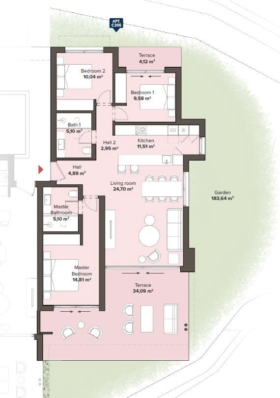 3 makuuhuone Huoneisto myytävänä paikassa Estepona mukana uima-altaan - 680 000 € (Ref: 8469470)