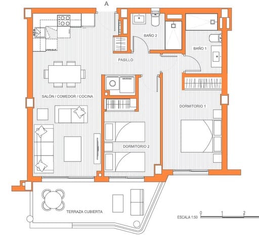 2 soveværelse Lejlighed til salg i Centro ciudad, Fuengirola - € 244.900 (Ref: 8478762)