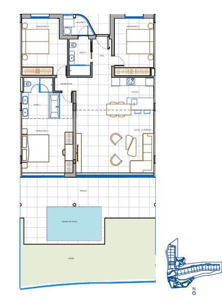 3 makuuhuone Huoneisto myytävänä paikassa Benalmadena mukana uima-altaan - 925 000 € (Ref: 8518541)