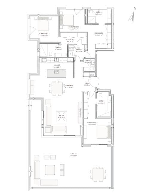 4 bedroom Apartment for sale in New Golden Mile with pool - € 1,657,000 (Ref: 8552830)