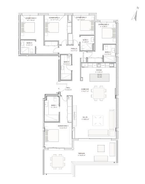 4 bedroom Apartment for sale in New Golden Mile with pool - € 1,657,000 (Ref: 8552830)