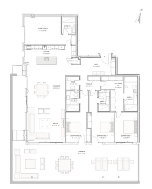 4 bedroom Apartment for sale in New Golden Mile with pool - € 1,657,000 (Ref: 8552830)